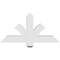 Ekena Millwork Redmond Architectural Grade PVC Gable Bracket, 36"W x 18"H x 4"D x 4"F, 12/12 Pitch GBP036X18X0404RED00 - alternate 2